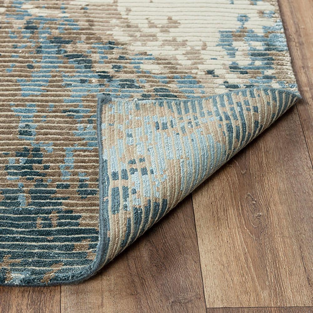 RIZZY Finesse 2&#39; x 3&#39; Beige and Blue Area Rug, , large