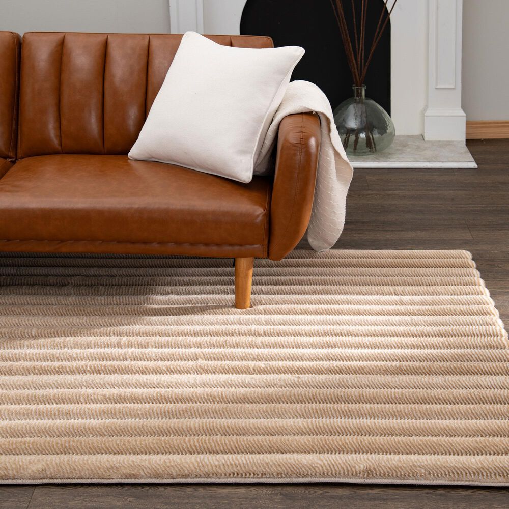Central Oriental Talia Torin Beige 5&#39; x 7&#39; Area Rug, , large