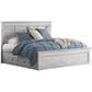 Ashley Makidern 4 Piece King Storage Bedroom Set with Four Drawers in Whitewash, , large