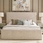 Universal Furniture Oasis King Upholstered Panel Bed in Yukon Sand, , large
