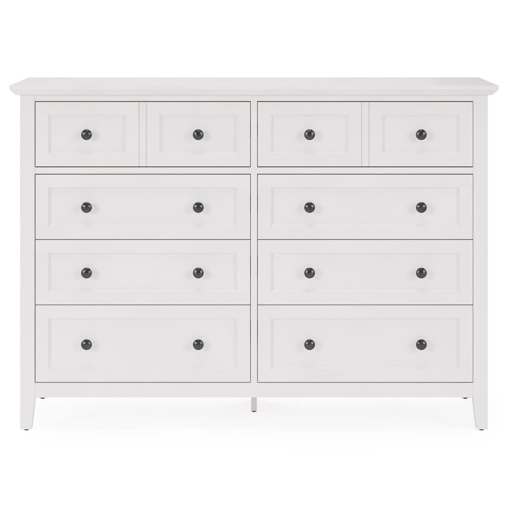 Urban Home Grace 4-Piece King Bedroom Set in Snowfall White, , large