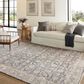 Amber Lewis x Loloi Alie 5"3" x 7"9" Charcoal and Beige Area Rug, , large