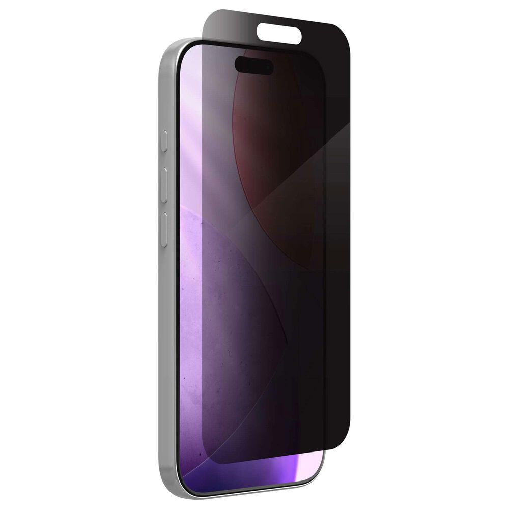 Zagg Zagg - Invisibleshield Xtr Privacy Glass Screen Protector For Apple 2025 Iphone 6.3 Pro - Clear, , large