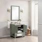 James Martin Vanities Breckenridge 30" Single Vanity, Whitewashed Oak w/3 CM Arctic Fall Solid Surface Top, , large