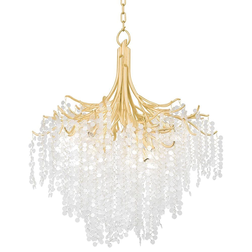 Troy Lighting Genoa 9-Light Chandelier in Gold Leaf, , large