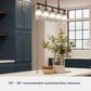 Hunter Beverly Glen Jasmine Roth 5-Light Island Chandelier in Matte Black, , large