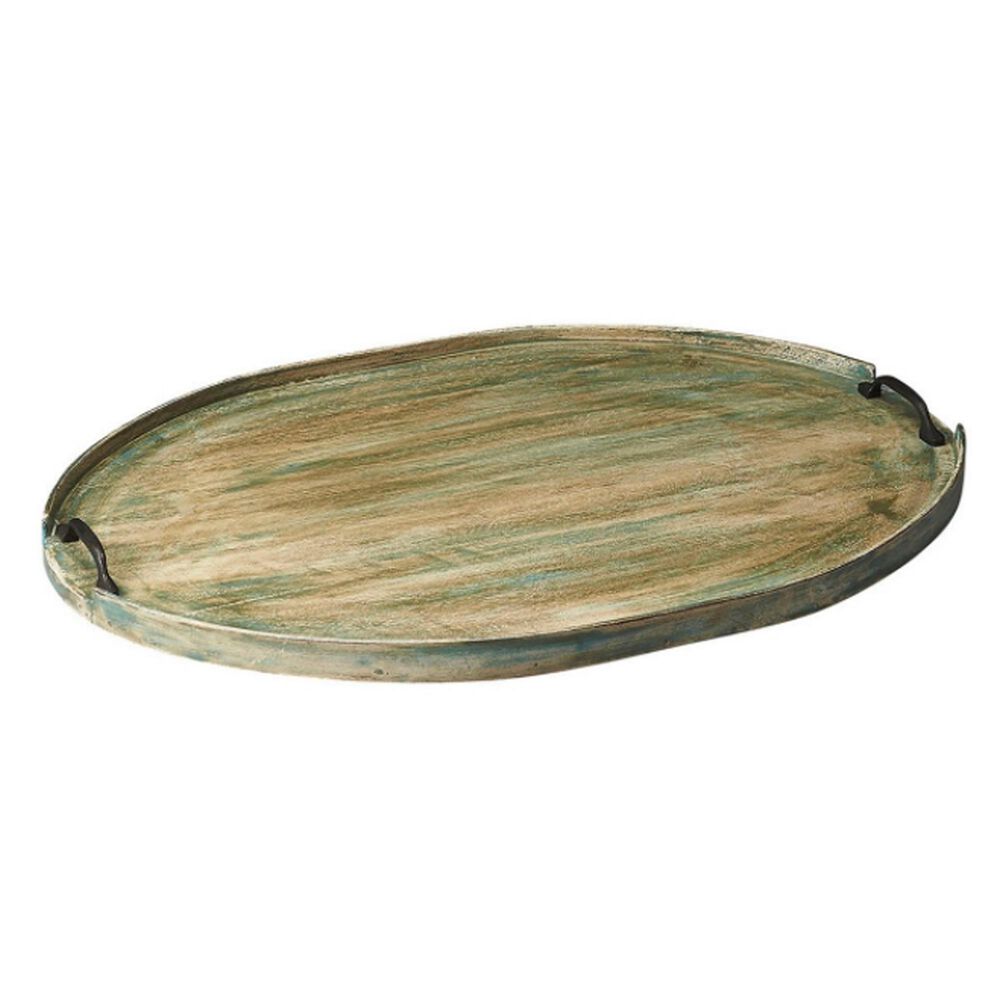 Butler Dubois Serving Tray in Green, , large