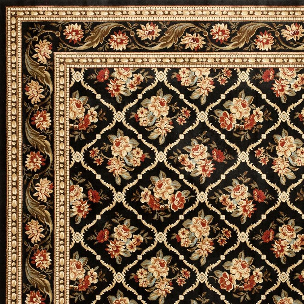 Safavieh Lyndhurst 5&#39;3&quot; Round Black Area Rug, , large