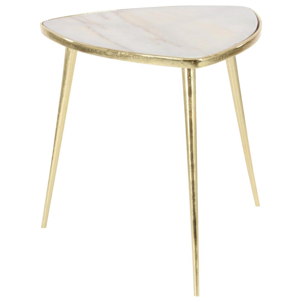Maple and Jade Accent Table in Gold, , large