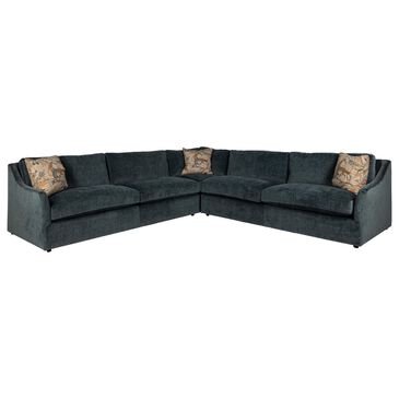 Massoud Furniture Amelia 3-Piece Symmetrical Sectional in Restore Steel, , large