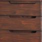 Napa Furniture Design Sahara 3-Drawer Nightstand in Dark Mahogany, , large