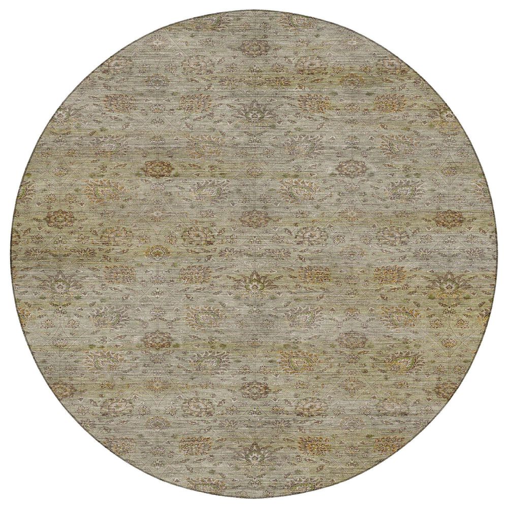 Dalyn Rug Company Aristo Celery 8" Round Area Rug, , large