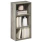 HOMLUX 3-Tier Open Shelf Bookcase in French Oak, , large