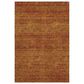 Dalyn Rug Company Soft Essentials Solid Terracotta 9" x 12" Indoor/Outdoor Area Rug, , large