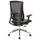 OSP Home Office Chair with Black Cushion with Chrome Finish, , large