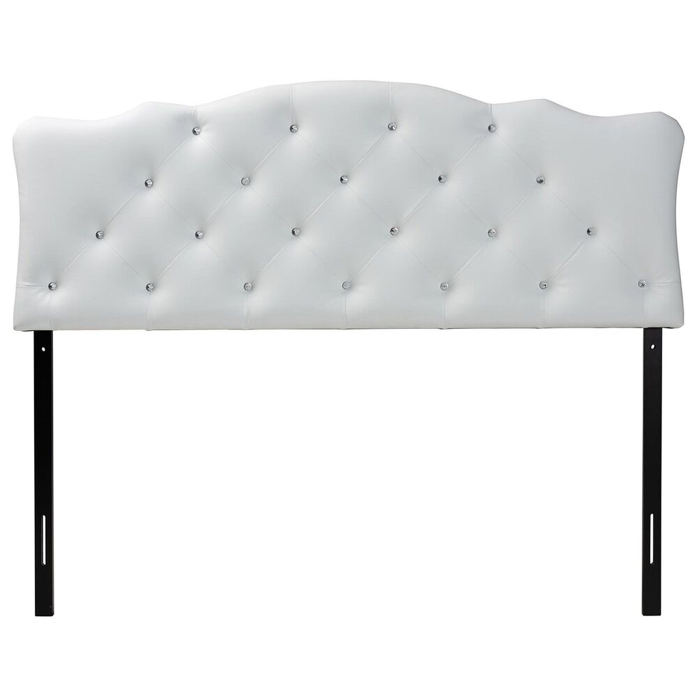 Baxton Studio Rita Full Panel Headboard in Black, , large