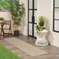 Nourison Courtyard Jute and Ivory 2"2" x 8" Indoor/Outdoor Runner, , large