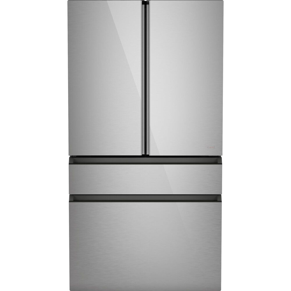 Cafe 23.2 Cu. Ft. Smart Counter-Depth 4-Door French-Door Refrigerator in Platinum Glass With Dual-Dispense AutoFill Pitcher, , large