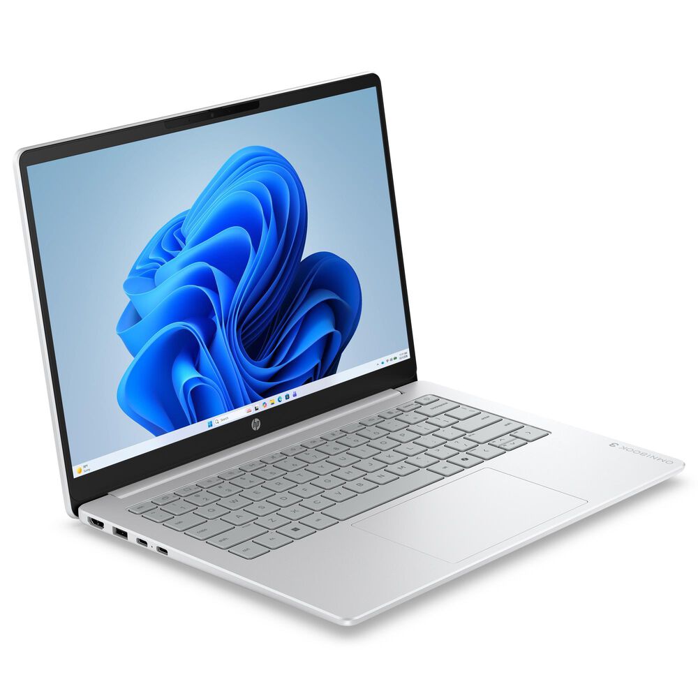 HP OmniBook 3 14" Laptop | AMD Ryzen 3 30 - 8GB RAM - AMD Radeon 610M Graphics - 512GB SSD in Glacier Silver, , large