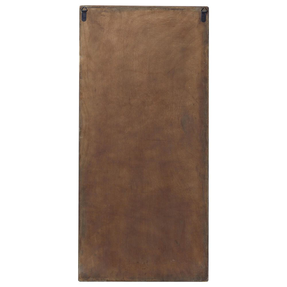Maple and Jade 47&quot; x 22&quot; Vintage World Map Wall Decor in Black, Beige and Brown, , large