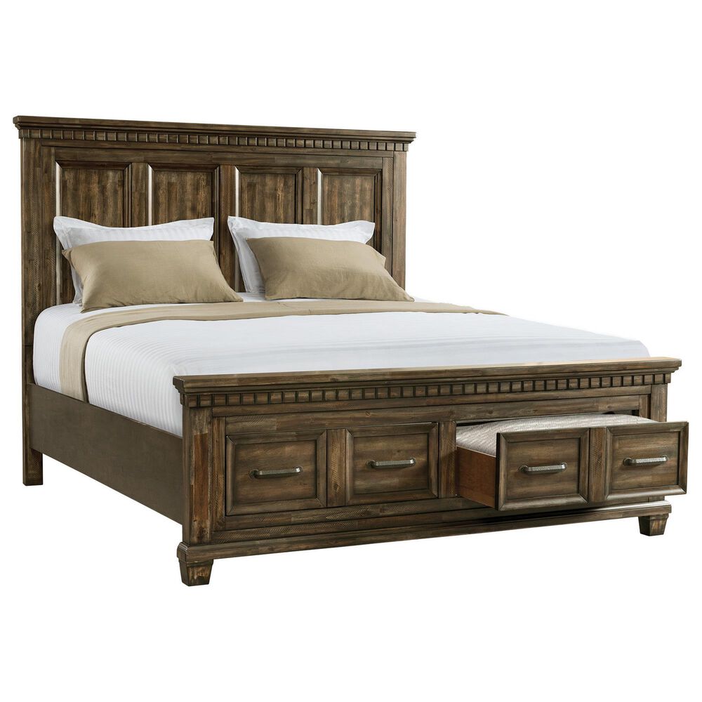 Mayberry Hill Mccoy King Storage Bed in Charcoal, , large