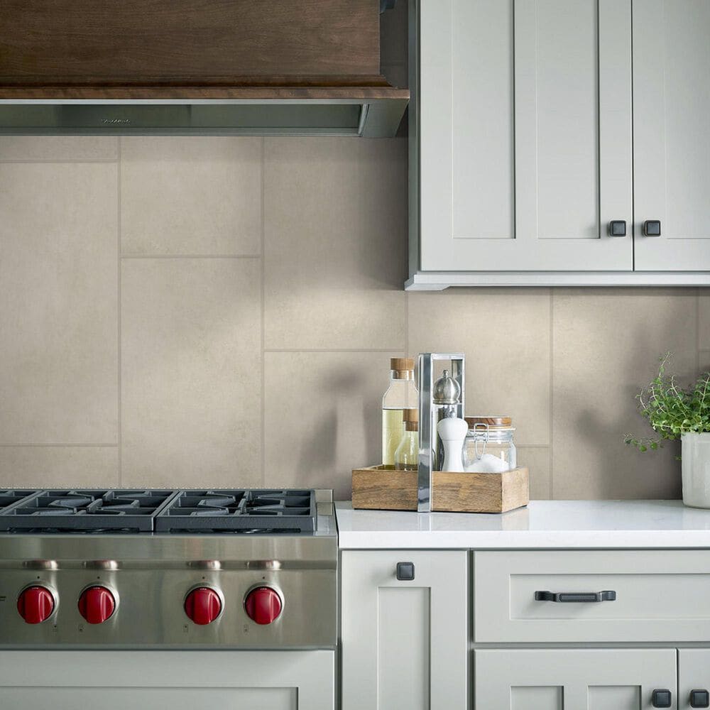 Shaw Crest Fawn 12&quot; x 24&quot; Matte Porcelain Tile, , large