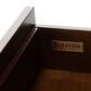 Safavieh Genevieve 54" Media Stand in Black and Walnut, , large