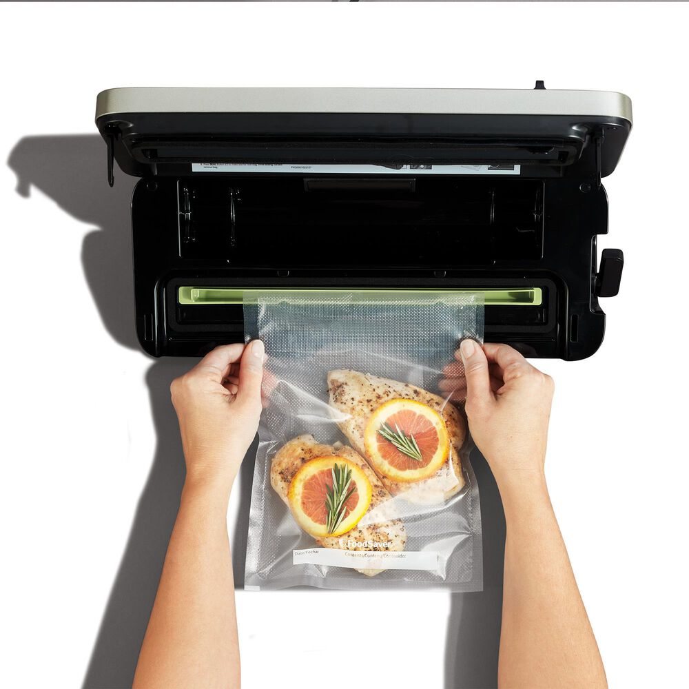 FoodSaver Premier Multi-Use Vacuum Sealing System with Food Preservation in Stainless Steel and Black, , large