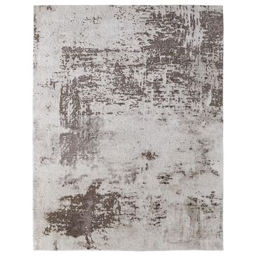 Feizy Farris 69DYF 1"6" Square Ivory and Brown Area Rug, , large