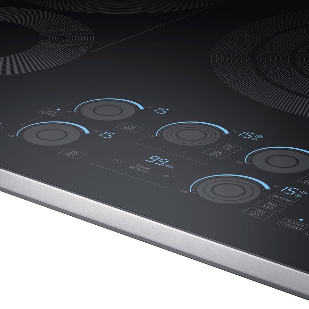 Samsung 2-Piece Kitchen Package with Bespoke 30" Combination Wall Oven and 36" Electric Cooktop in Stainless Steel, , large