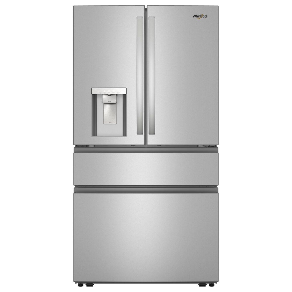 Whirlpool 29 Cu. Ft. French Door Refrigerator with Reach Through Handles in Fingerprint-Resistant Stainless Steel, , large