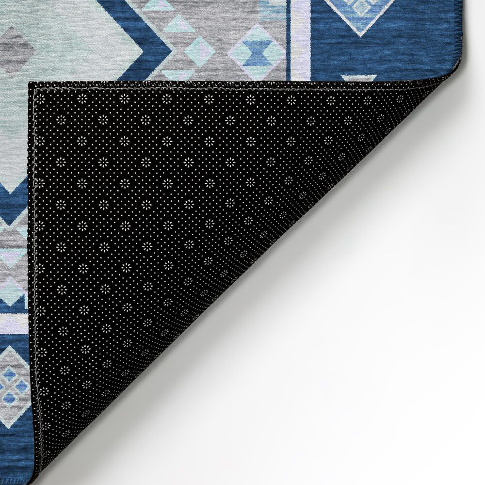Dalyn Rug Company Phoenix 2&#39;3&quot; x 7&#39;6&quot; Denim Indoor/Outdoor Runner, , large