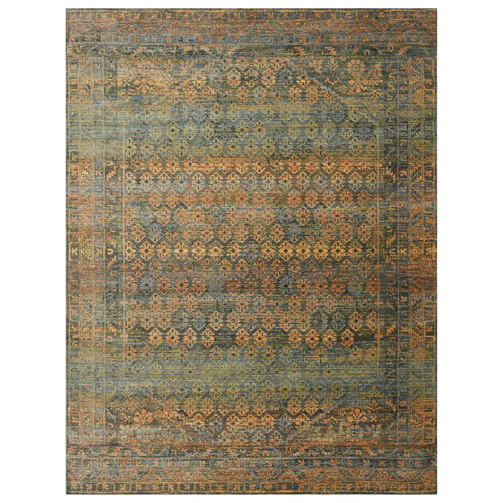 Loloi Javari JV-03 2"6" x 4" Lagoon and Fiesta Area Rug, , large