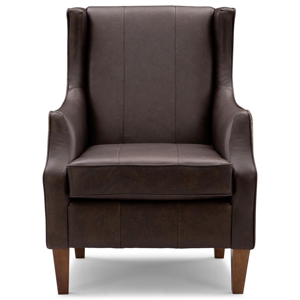 Best Home Furnishings Keatling Accent Chair in Dark Brown and Moss, , large