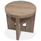 Nicolette Home Conway Round End Table in Spiced Brown, , large