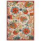 Nourison Aloha 6" x 9" Red and Multicolor Indoor/Outdoor Area Rug, , large
