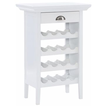 Parkerville Furniture Line Wickliff Wine Cabinet in White, , large