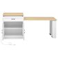 HOMLUX 83" Kitchen Island in White, , large