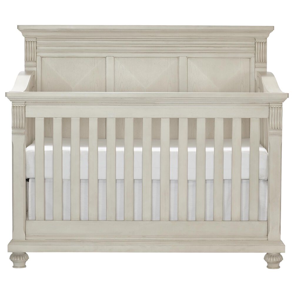 Kingsley Baby Sedona 4-In-1 Lifetime Convertible Crib in Vintage Ivory, , large