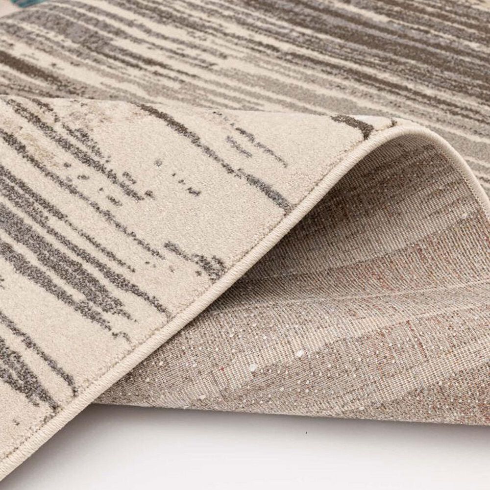 Central Oriental Montville Harpily 7&#39;10 x 9&#39;10 Storm and Latte Area Rug, , large