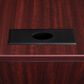 Regency Global Sourcing Legacy 71" Single Pedestal Left Corner Credenza with Return in Mahogany, , large