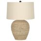 Hearth and Haven 25" Rattan Table Lamp with Beige Shade in Natural, , large