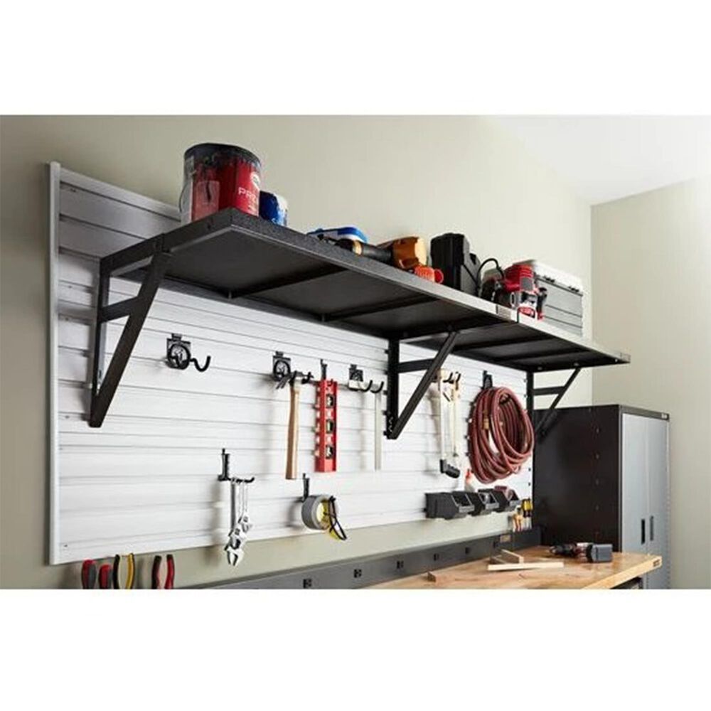 Gladiator 6&#39; Wide 9-Outlet Workbench Powerstrip in Hammered Granite, , large