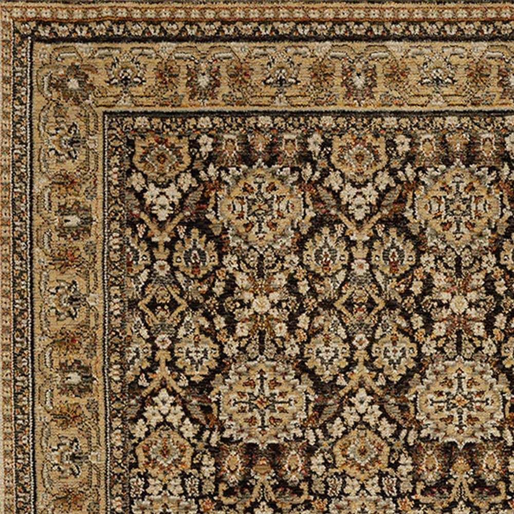 Oriental Weavers Andorra 5&#39;3&quot; x 7&#39;3&quot; Brown and Gold Area Rug, , large
