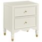 Forma & Co Olivia 2-Drawer Nightstand in French White, , large