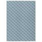 Dalyn Rug Company York 3" x 5" Sky Blue Indoor/Outdoor Area Rug, , large