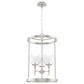 Hunter Xidane 3-Light Foyer Lantern in Brushed Nickel, , large