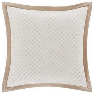 J. Queen New York Garden View 26" x 26" Euro Sham in Ivory, , large