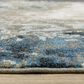 Oriental Weavers Venice Modena 2"3" x 7"6" Blue and Beige Runner, , large