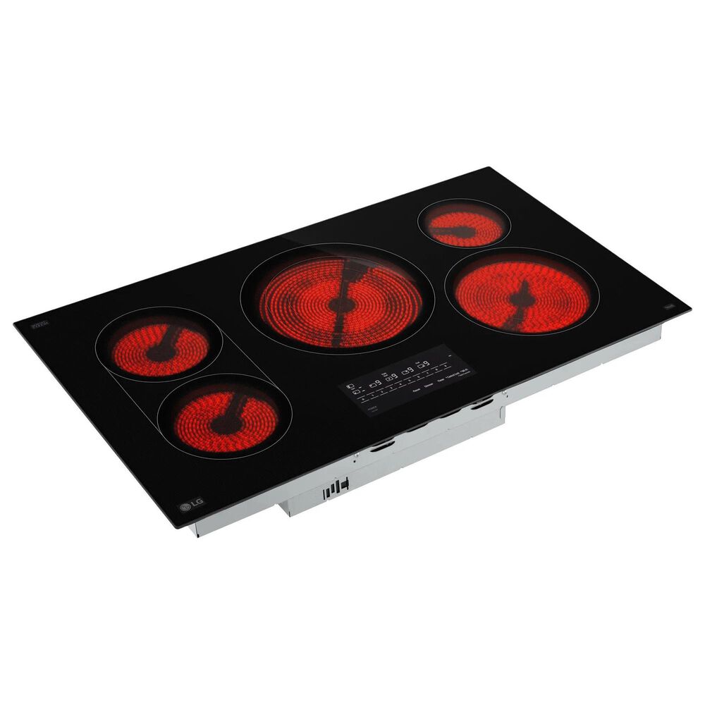 LG 36&quot; Electric Cooktop with UltraHeat in Black, , large